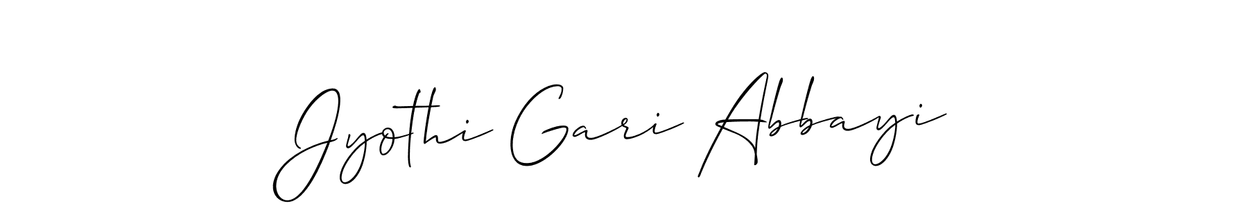 The best way (Allison_Script) to make a short signature is to pick only two or three words in your name. The name Jyothi Gari Abbayi include a total of six letters. For converting this name. Jyothi Gari Abbayi signature style 2 images and pictures png