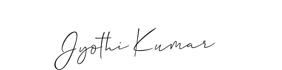 How to Draw Jyothi Kumar signature style? Allison_Script is a latest design signature styles for name Jyothi Kumar. Jyothi Kumar signature style 2 images and pictures png