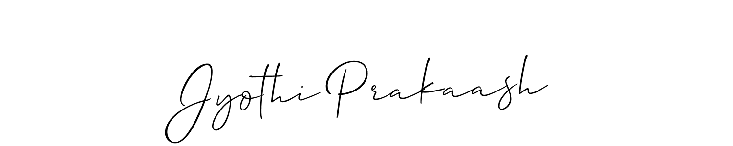 Similarly Allison_Script is the best handwritten signature design. Signature creator online .You can use it as an online autograph creator for name Jyothi Prakaash. Jyothi Prakaash signature style 2 images and pictures png