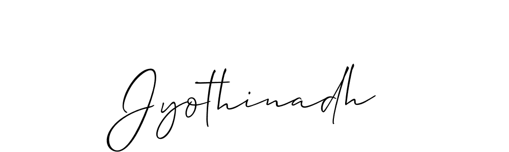 Make a beautiful signature design for name Jyothinadh. Use this online signature maker to create a handwritten signature for free. Jyothinadh signature style 2 images and pictures png