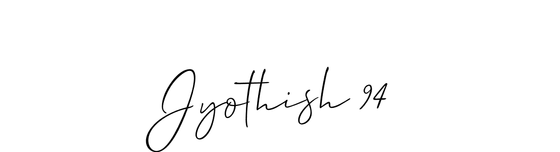 Jyothish 94 stylish signature style. Best Handwritten Sign (Allison_Script) for my name. Handwritten Signature Collection Ideas for my name Jyothish 94. Jyothish 94 signature style 2 images and pictures png