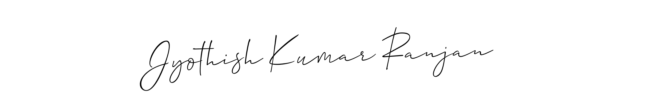 Design your own signature with our free online signature maker. With this signature software, you can create a handwritten (Allison_Script) signature for name Jyothish Kumar Ranjan. Jyothish Kumar Ranjan signature style 2 images and pictures png