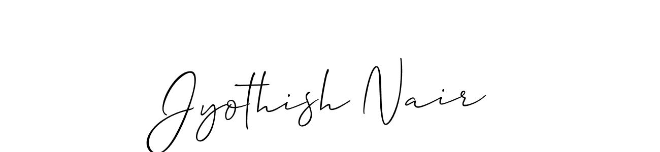 Best and Professional Signature Style for Jyothish Nair. Allison_Script Best Signature Style Collection. Jyothish Nair signature style 2 images and pictures png