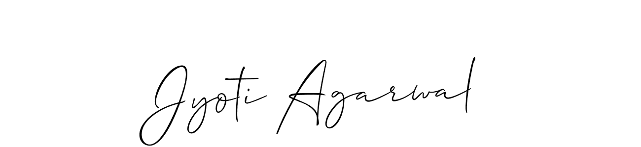 Make a beautiful signature design for name Jyoti Agarwal. Use this online signature maker to create a handwritten signature for free. Jyoti Agarwal signature style 2 images and pictures png