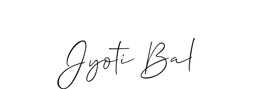 Best and Professional Signature Style for Jyoti Bal. Allison_Script Best Signature Style Collection. Jyoti Bal signature style 2 images and pictures png