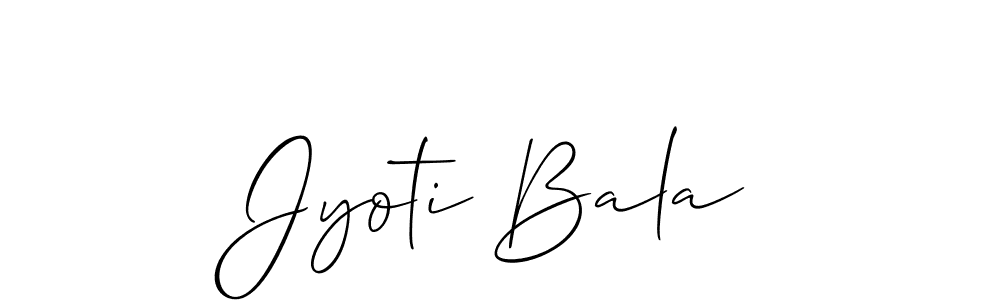 Once you've used our free online signature maker to create your best signature Allison_Script style, it's time to enjoy all of the benefits that Jyoti Bala name signing documents. Jyoti Bala signature style 2 images and pictures png