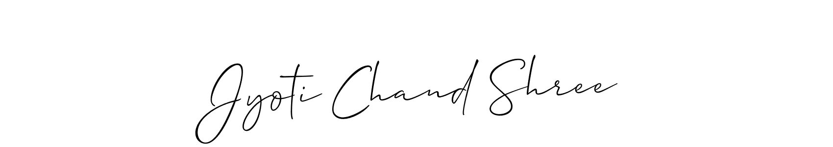 Make a beautiful signature design for name Jyoti Chand Shree. Use this online signature maker to create a handwritten signature for free. Jyoti Chand Shree signature style 2 images and pictures png