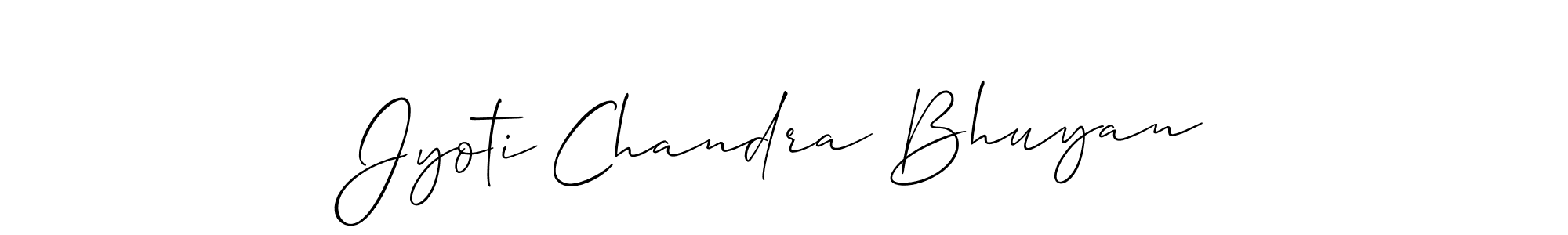 Similarly Allison_Script is the best handwritten signature design. Signature creator online .You can use it as an online autograph creator for name Jyoti Chandra Bhuyan. Jyoti Chandra Bhuyan signature style 2 images and pictures png