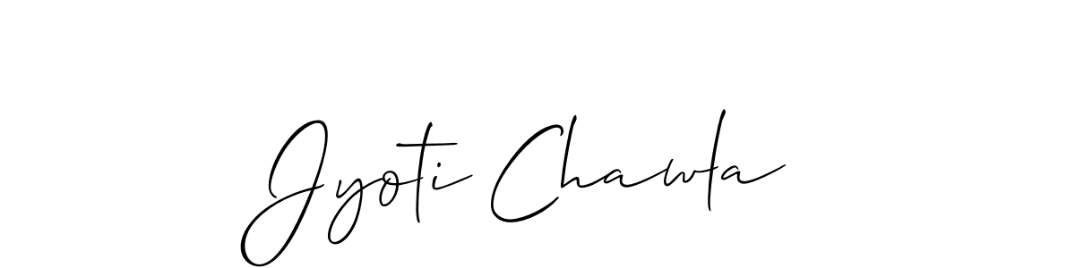 The best way (Allison_Script) to make a short signature is to pick only two or three words in your name. The name Jyoti Chawla include a total of six letters. For converting this name. Jyoti Chawla signature style 2 images and pictures png