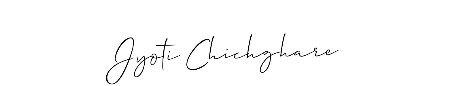 How to Draw Jyoti Chichghare signature style? Allison_Script is a latest design signature styles for name Jyoti Chichghare. Jyoti Chichghare signature style 2 images and pictures png