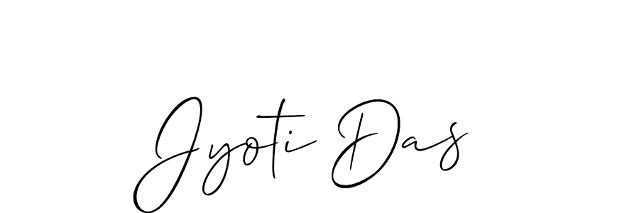 Allison_Script is a professional signature style that is perfect for those who want to add a touch of class to their signature. It is also a great choice for those who want to make their signature more unique. Get Jyoti Das name to fancy signature for free. Jyoti Das signature style 2 images and pictures png