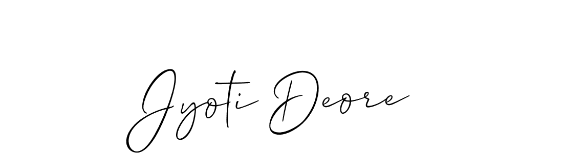 Similarly Allison_Script is the best handwritten signature design. Signature creator online .You can use it as an online autograph creator for name Jyoti Deore. Jyoti Deore signature style 2 images and pictures png