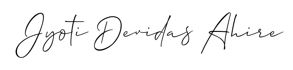 Create an unforgettable impression when signing with Jyoti Devidas Ahire name styled in Allison_Script typography. 100% free online generator. Jyoti Devidas Ahire signature style 2 images and pictures png
