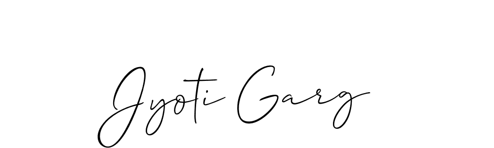 Best and Professional Signature Style for Jyoti Garg. Allison_Script Best Signature Style Collection. Jyoti Garg signature style 2 images and pictures png
