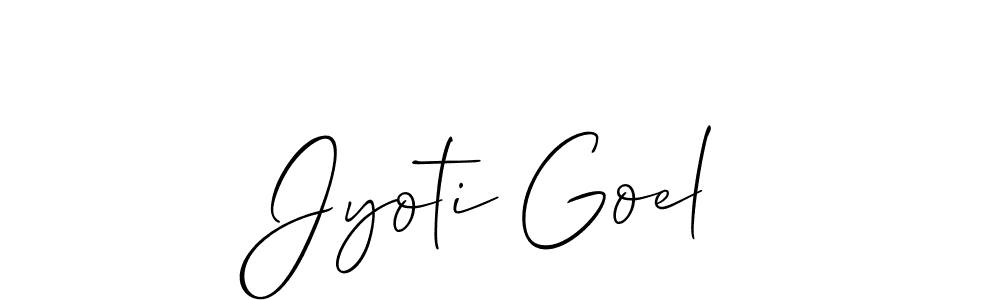 Best and Professional Signature Style for Jyoti Goel. Allison_Script Best Signature Style Collection. Jyoti Goel signature style 2 images and pictures png