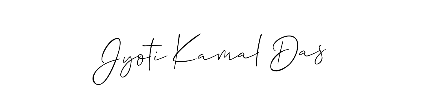 How to make Jyoti Kamal Das signature? Allison_Script is a professional autograph style. Create handwritten signature for Jyoti Kamal Das name. Jyoti Kamal Das signature style 2 images and pictures png