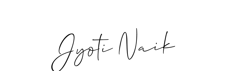 It looks lik you need a new signature style for name Jyoti Naik. Design unique handwritten (Allison_Script) signature with our free signature maker in just a few clicks. Jyoti Naik signature style 2 images and pictures png