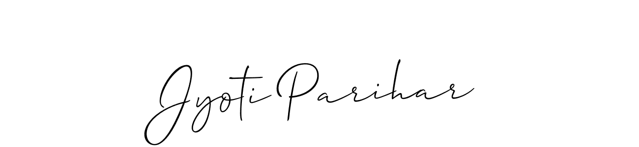 Check out images of Autograph of Jyoti Parihar name. Actor Jyoti Parihar Signature Style. Allison_Script is a professional sign style online. Jyoti Parihar signature style 2 images and pictures png