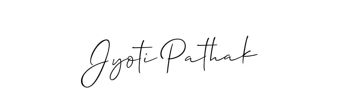 Similarly Allison_Script is the best handwritten signature design. Signature creator online .You can use it as an online autograph creator for name Jyoti Pathak. Jyoti Pathak signature style 2 images and pictures png