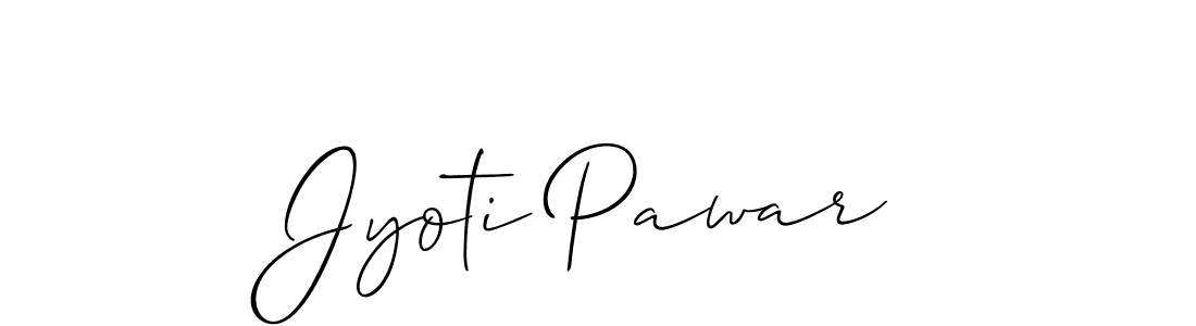 The best way (Allison_Script) to make a short signature is to pick only two or three words in your name. The name Jyoti Pawar include a total of six letters. For converting this name. Jyoti Pawar signature style 2 images and pictures png