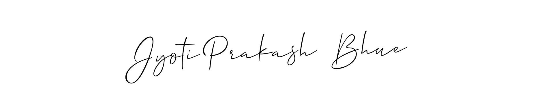 Once you've used our free online signature maker to create your best signature Allison_Script style, it's time to enjoy all of the benefits that Jyoti Prakash  Bhue name signing documents. Jyoti Prakash  Bhue signature style 2 images and pictures png
