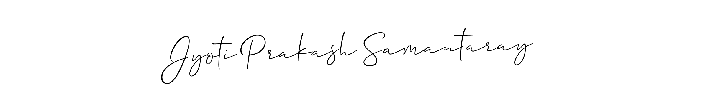 How to Draw Jyoti Prakash Samantaray signature style? Allison_Script is a latest design signature styles for name Jyoti Prakash Samantaray. Jyoti Prakash Samantaray signature style 2 images and pictures png