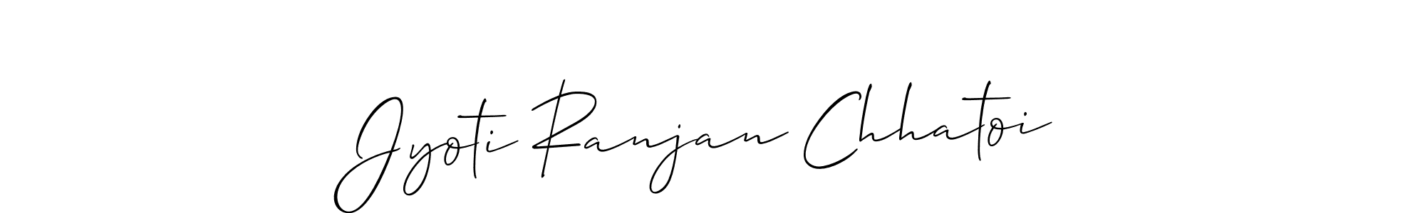 Jyoti Ranjan Chhatoi stylish signature style. Best Handwritten Sign (Allison_Script) for my name. Handwritten Signature Collection Ideas for my name Jyoti Ranjan Chhatoi. Jyoti Ranjan Chhatoi signature style 2 images and pictures png