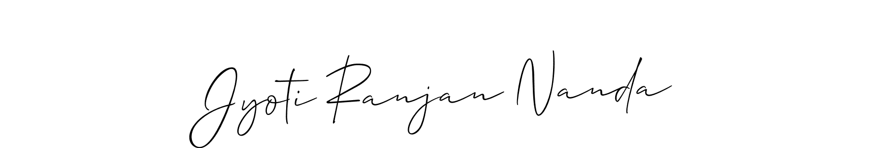 Jyoti Ranjan Nanda stylish signature style. Best Handwritten Sign (Allison_Script) for my name. Handwritten Signature Collection Ideas for my name Jyoti Ranjan Nanda. Jyoti Ranjan Nanda signature style 2 images and pictures png