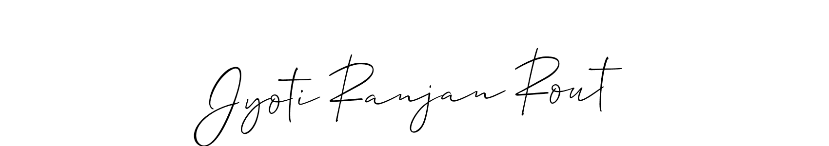 Similarly Allison_Script is the best handwritten signature design. Signature creator online .You can use it as an online autograph creator for name Jyoti Ranjan Rout. Jyoti Ranjan Rout signature style 2 images and pictures png