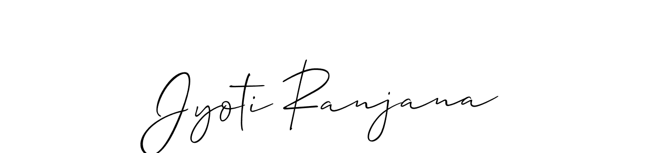 Make a short Jyoti Ranjana signature style. Manage your documents anywhere anytime using Allison_Script. Create and add eSignatures, submit forms, share and send files easily. Jyoti Ranjana signature style 2 images and pictures png