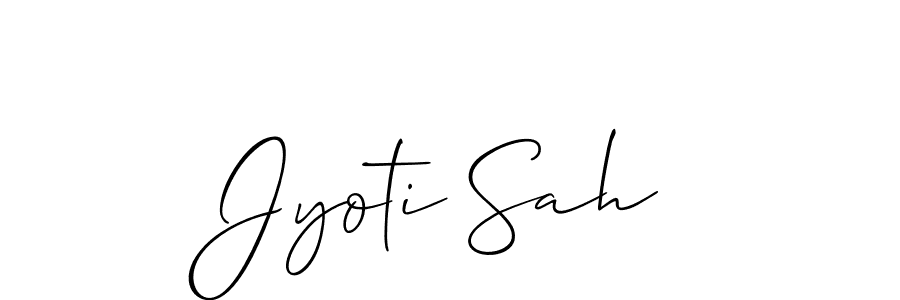 Best and Professional Signature Style for Jyoti Sah. Allison_Script Best Signature Style Collection. Jyoti Sah signature style 2 images and pictures png