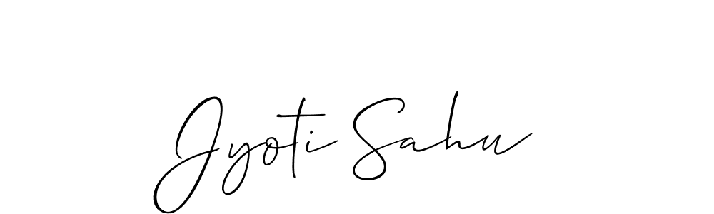 Make a beautiful signature design for name Jyoti Sahu. Use this online signature maker to create a handwritten signature for free. Jyoti Sahu signature style 2 images and pictures png