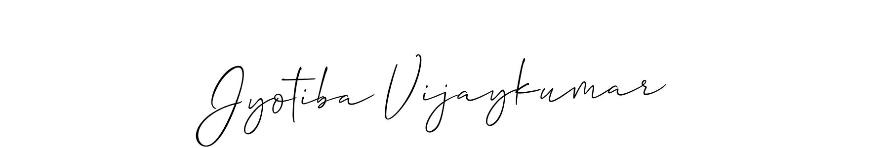 Also You can easily find your signature by using the search form. We will create Jyotiba Vijaykumar name handwritten signature images for you free of cost using Allison_Script sign style. Jyotiba Vijaykumar signature style 2 images and pictures png