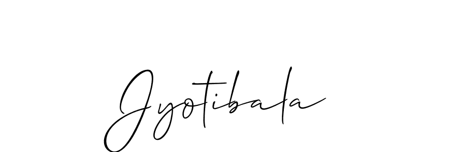 How to make Jyotibala name signature. Use Allison_Script style for creating short signs online. This is the latest handwritten sign. Jyotibala signature style 2 images and pictures png