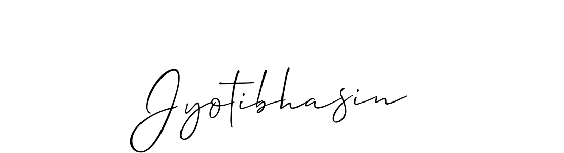 Use a signature maker to create a handwritten signature online. With this signature software, you can design (Allison_Script) your own signature for name Jyotibhasin. Jyotibhasin signature style 2 images and pictures png