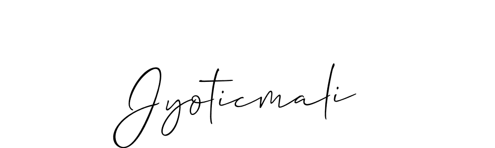 Make a beautiful signature design for name Jyoticmali. Use this online signature maker to create a handwritten signature for free. Jyoticmali signature style 2 images and pictures png