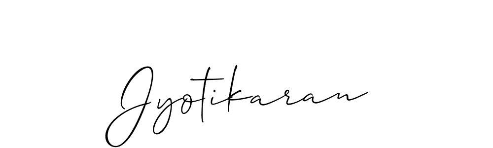 The best way (Allison_Script) to make a short signature is to pick only two or three words in your name. The name Jyotikaran include a total of six letters. For converting this name. Jyotikaran signature style 2 images and pictures png