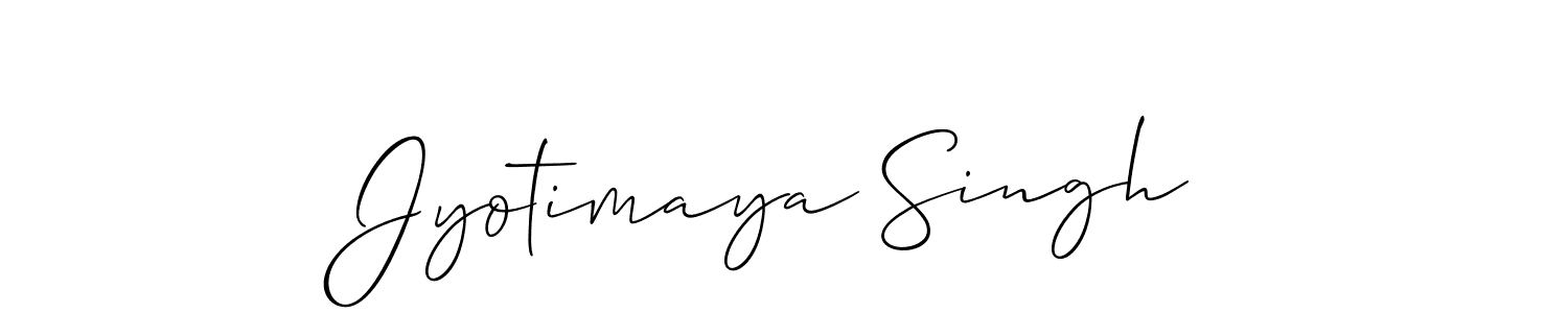 if you are searching for the best signature style for your name Jyotimaya Singh. so please give up your signature search. here we have designed multiple signature styles  using Allison_Script. Jyotimaya Singh signature style 2 images and pictures png