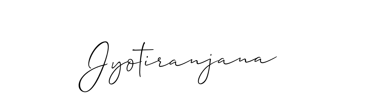 Create a beautiful signature design for name Jyotiranjana. With this signature (Allison_Script) fonts, you can make a handwritten signature for free. Jyotiranjana signature style 2 images and pictures png