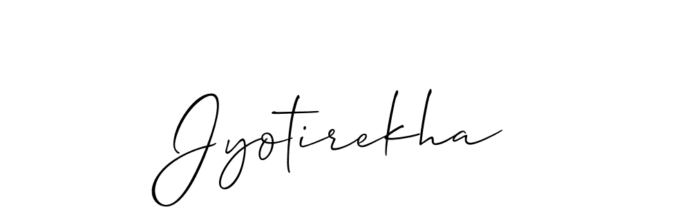 Allison_Script is a professional signature style that is perfect for those who want to add a touch of class to their signature. It is also a great choice for those who want to make their signature more unique. Get Jyotirekha name to fancy signature for free. Jyotirekha signature style 2 images and pictures png