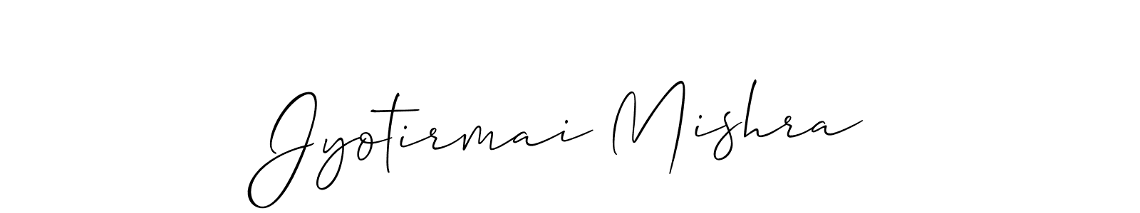 Jyotirmai Mishra stylish signature style. Best Handwritten Sign (Allison_Script) for my name. Handwritten Signature Collection Ideas for my name Jyotirmai Mishra. Jyotirmai Mishra signature style 2 images and pictures png