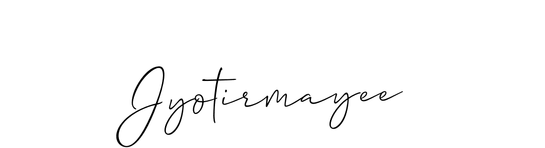 if you are searching for the best signature style for your name Jyotirmayee. so please give up your signature search. here we have designed multiple signature styles  using Allison_Script. Jyotirmayee signature style 2 images and pictures png