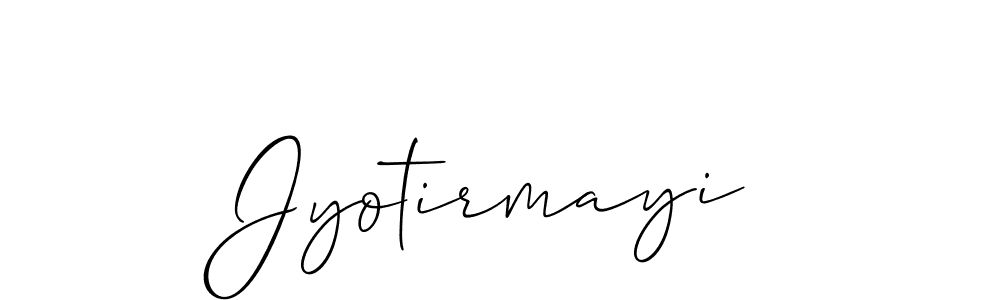 How to Draw Jyotirmayi signature style? Allison_Script is a latest design signature styles for name Jyotirmayi. Jyotirmayi signature style 2 images and pictures png