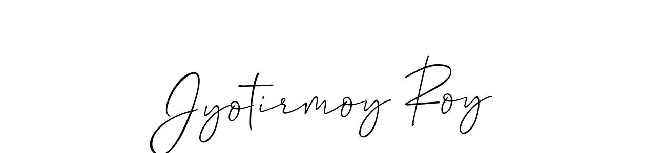 How to make Jyotirmoy Roy signature? Allison_Script is a professional autograph style. Create handwritten signature for Jyotirmoy Roy name. Jyotirmoy Roy signature style 2 images and pictures png