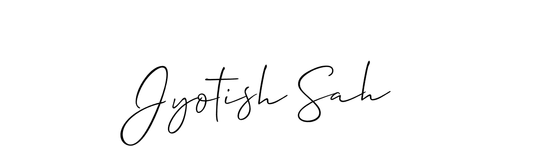 How to Draw Jyotish Sah signature style? Allison_Script is a latest design signature styles for name Jyotish Sah. Jyotish Sah signature style 2 images and pictures png