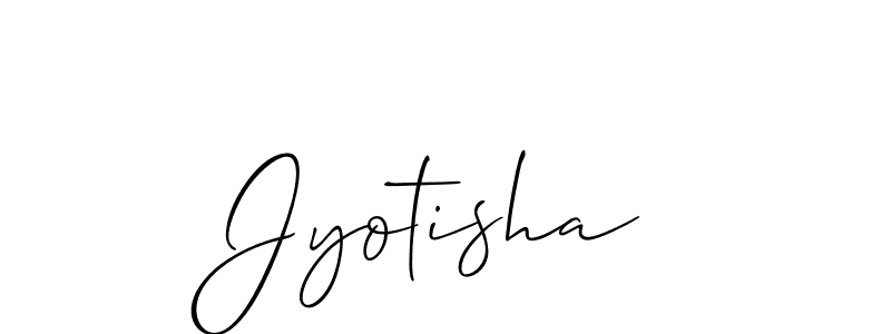 Make a beautiful signature design for name Jyotisha. With this signature (Allison_Script) style, you can create a handwritten signature for free. Jyotisha signature style 2 images and pictures png