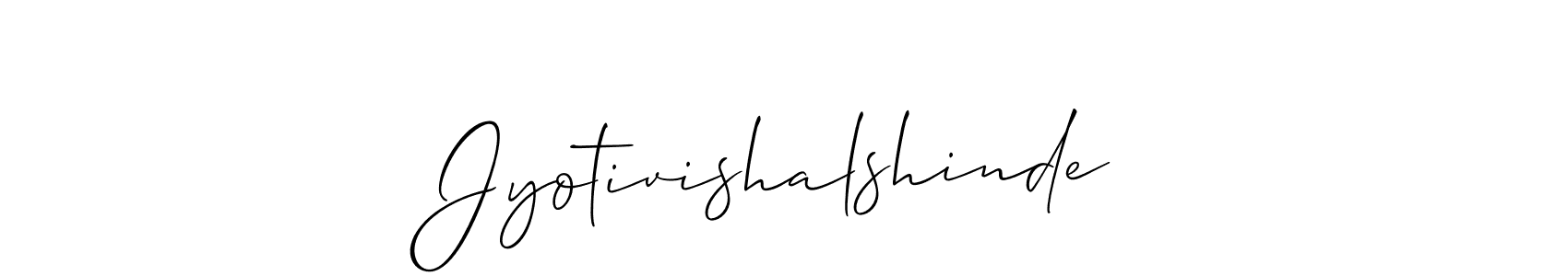 Use a signature maker to create a handwritten signature online. With this signature software, you can design (Allison_Script) your own signature for name Jyotivishalshinde. Jyotivishalshinde signature style 2 images and pictures png