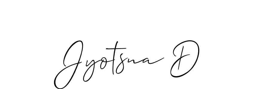 How to Draw Jyotsna D signature style? Allison_Script is a latest design signature styles for name Jyotsna D. Jyotsna D signature style 2 images and pictures png