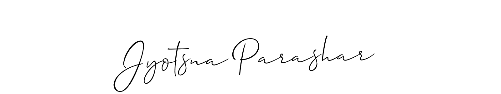 Jyotsna Parashar stylish signature style. Best Handwritten Sign (Allison_Script) for my name. Handwritten Signature Collection Ideas for my name Jyotsna Parashar. Jyotsna Parashar signature style 2 images and pictures png