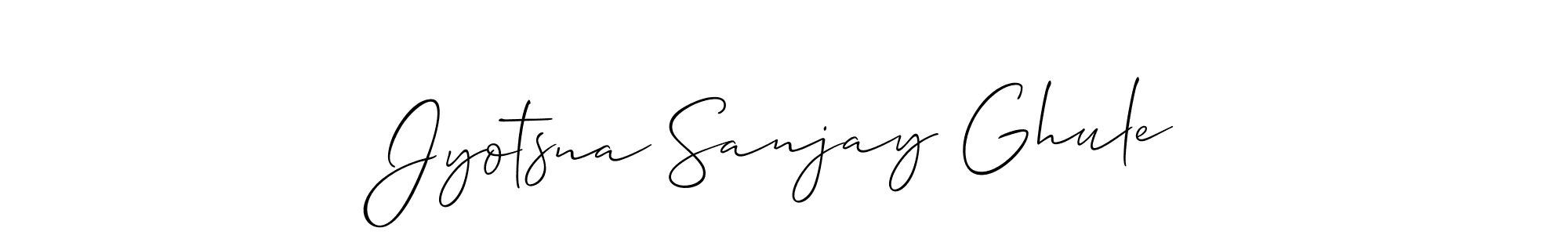 Check out images of Autograph of Jyotsna Sanjay Ghule name. Actor Jyotsna Sanjay Ghule Signature Style. Allison_Script is a professional sign style online. Jyotsna Sanjay Ghule signature style 2 images and pictures png